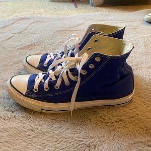 Converse All Star High Top Shoes Men Size: 11 Blue